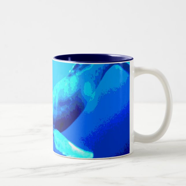 Humpback Whale Two-Tone Coffee Mug (Right)