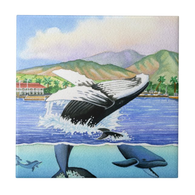 Humpback Whales Tile (Front)