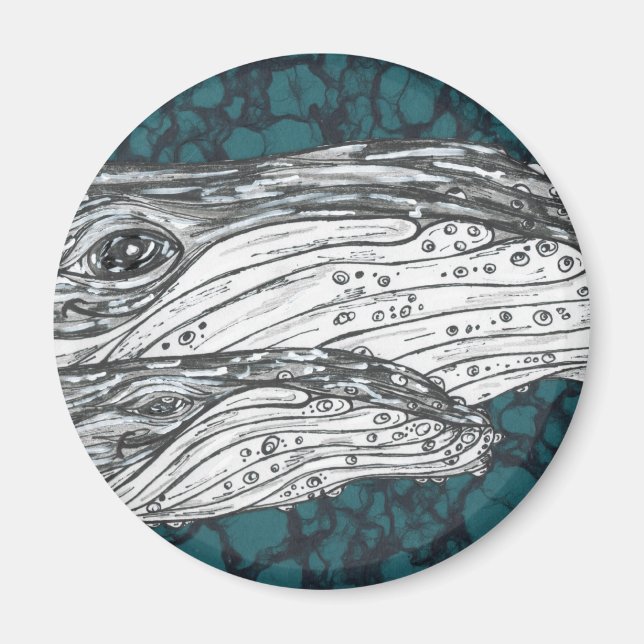 Humpbacks 06 Magnet (Front)