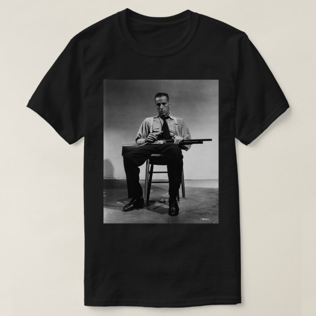Humphrey Bogart Lightweight Sweatshirt T-Shirt (Design Front)