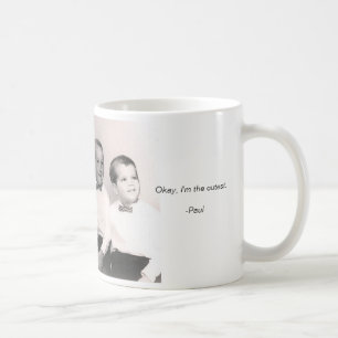Humphrey, circa 1964, Okay, I'm the cutest.-Paul Coffee Mug