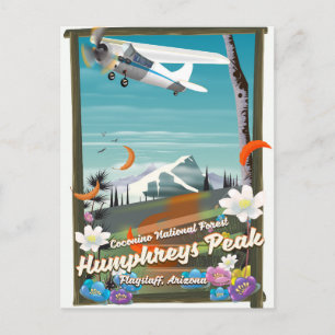 Humphreys Peak,Humphreys Peak,Flagstaff,Arizona Postcard