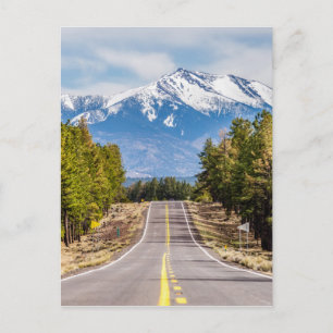 humphrey's peak mount in arizona near flagstaff postcard