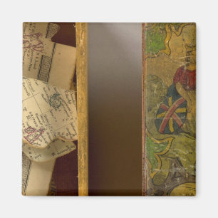 Humphries dissected world map magnet
