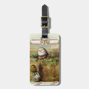 Humpt Dumpty and Alice Luggage Tag