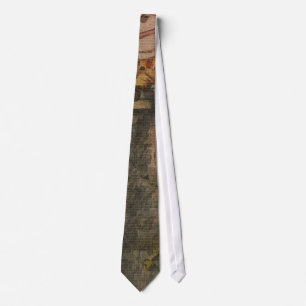 Humpty Dumpty & Alice Vintage Book Illustration Tie