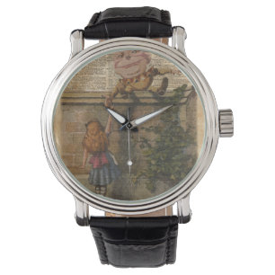 Humpty Dumpty & Alice Vintage Book Illustration Watch