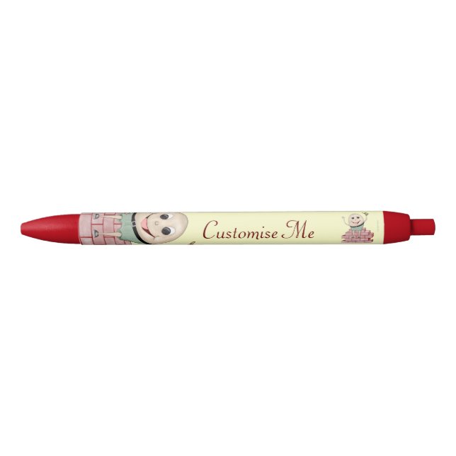 Humpty Dumpty Black Ink Pen (Front)