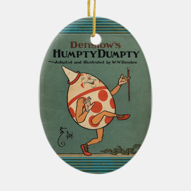 Humpty Dumpty Ceramic Ornament (Back)