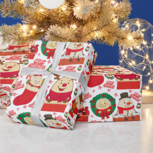 Humpty Dumpty Christmas Cute Wrapping Paper