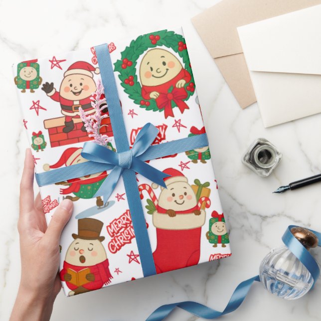 Humpty Dumpty Christmas Cute Wrapping Paper (Gifting)