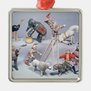 Humpty Dumpty Circus acrobats and menagerie Metal Tree Decoration