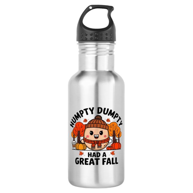 Humpty Dumpty, Funny Thanksgiving 532 Ml Water Bottle (Front)