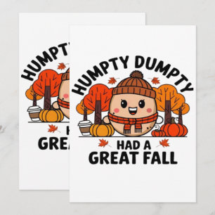 Humpty Dumpty, Funny Thanksgiving Invitation