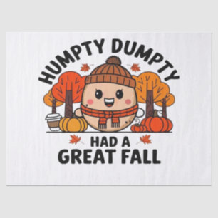 Humpty Dumpty, Funny Thanksgiving Tissue Paper