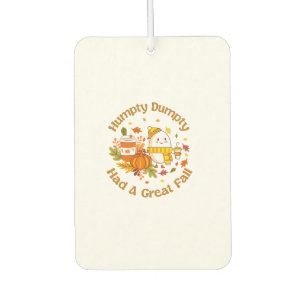 Humpty Dumpty Had A Great Fall Happy Fall Y'all Th Car Air Freshener