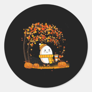 Humpty Dumpty Had A Great Fall Thanksgiving Autumn Classic Round Sticker