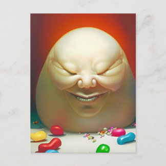 Humpty Dumpty Had a Great Jelly Bean Collection Postcard