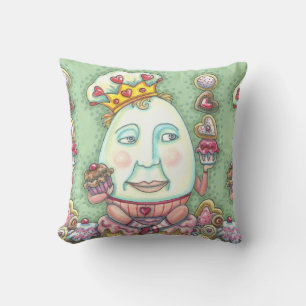 Humpty Dumpty Hearts THROW PILLOW Customise