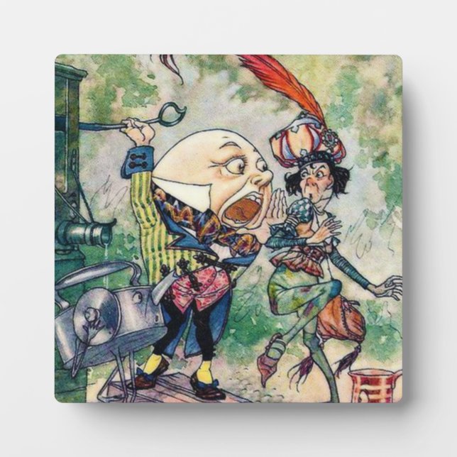 Humpty Dumpty in Wonderland Plaque (Front)
