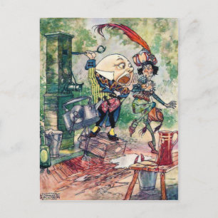 Humpty Dumpty in Wonderland Postcard