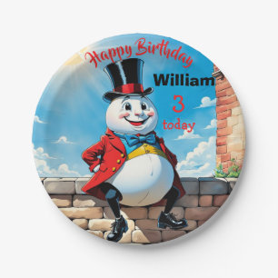 Humpty Dumpty Kids' Birthday Party Paper Plate