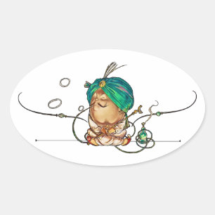 Humpty Dumpty Oval Sticker