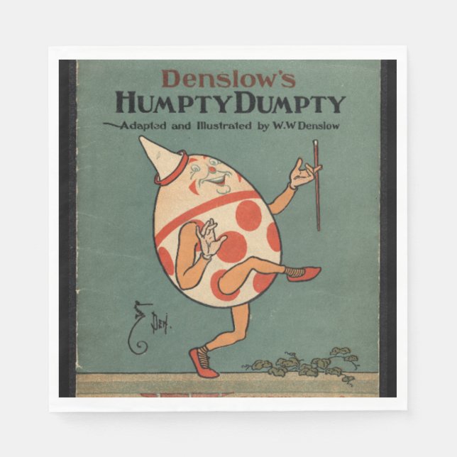 Humpty Dumpty Paper Napkin (Front)