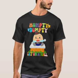 Humpty Dumpty Sat on a Wall for Kids Toddler Boys, T-Shirt