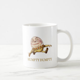 HUMPTY DUMPTY SAT ON A WALL - NURSERY RHYME COFFEE MUG