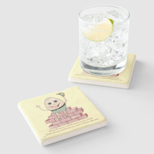 Humpty Dumpty Stone Coaster