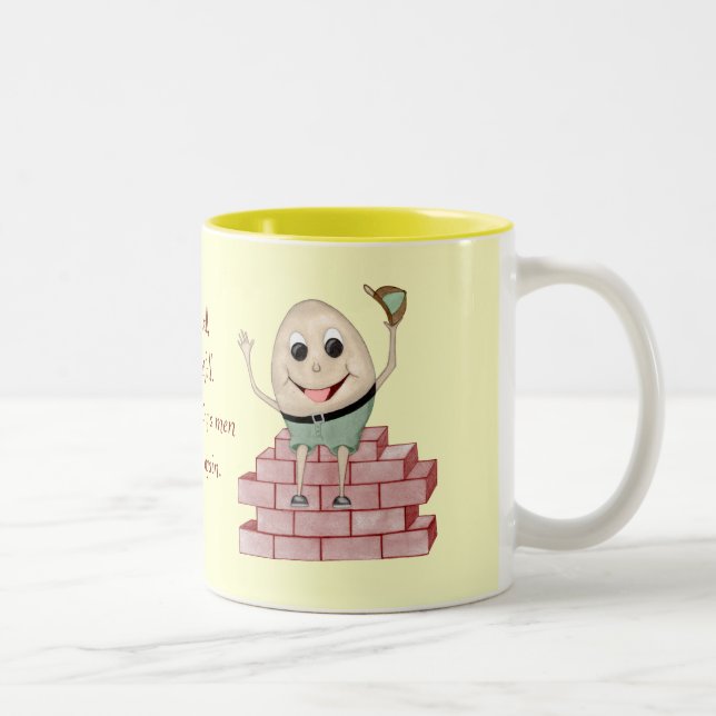 Humpty Dumpty Two-Tone Coffee Mug (Right)