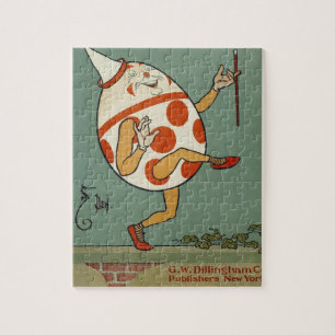 Humpty Dumpty, Vintage Mother Goose Nursery Rhyme Jigsaw Puzzle