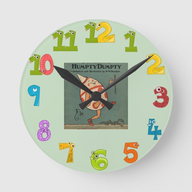 Humpty Dumpty Wall Clock (Front)