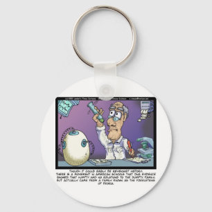 Humpty Geneology Funny Gifts Tees & Collectibles Key Ring