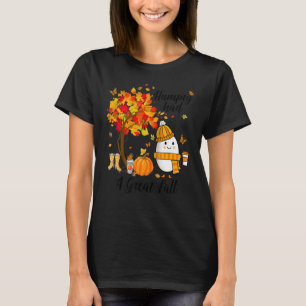 Humpty Had A Great Fall Autumn Joke Raglan Baseba T-Shirt