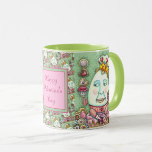 HUMPTY KING OF HEARTS AND CONFECTIONS, VALENTINE MUG