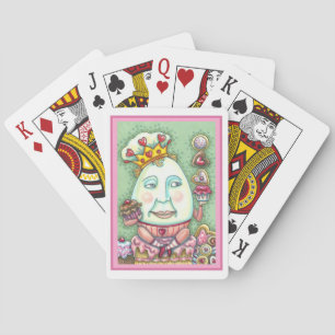 HUMPTY KING OF HEARTS AND CONFECTIONS, VALENTINE PLAYING CARDS