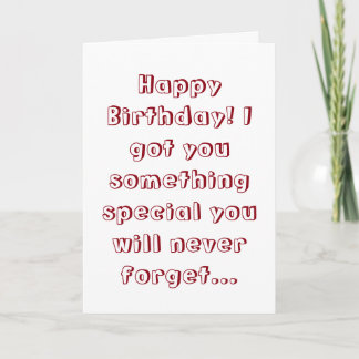 Humpty Nightmare Birthday Card. Card