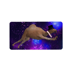 Humpy Jumpy Happy New Year 2022 Label