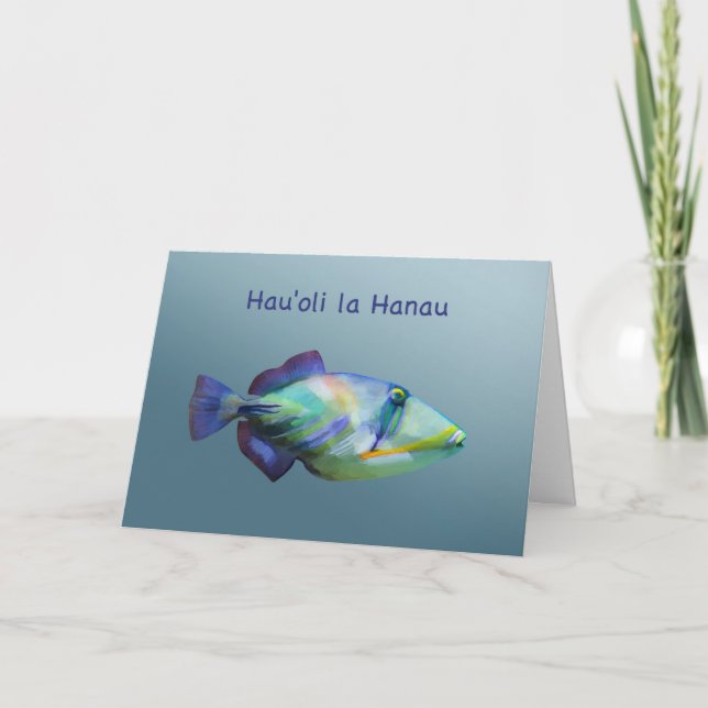 Humu birthday greeting card (Front)