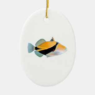 Humuhumu Fish Ceramic Tree Decoration