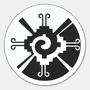 Hunab Ku - Mayan Deity Classic Round Sticker