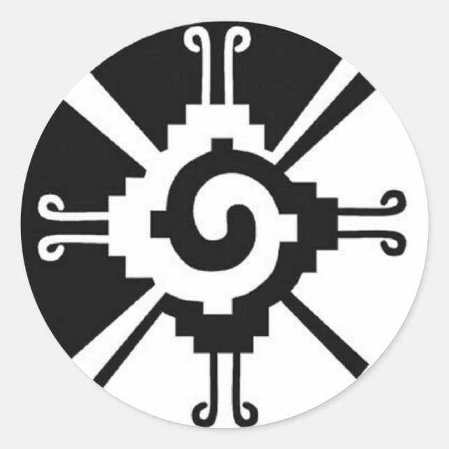 Hunab Ku - Mayan Galactic Butterfly - Sticker (Front)