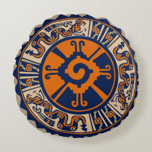 Hunab Ku Mayan Throw Pillow