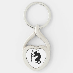 HUNCHBACK HALLOWEEN WITCH KEY RING