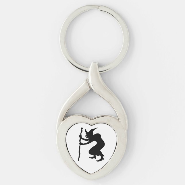 HUNCHBACK HALLOWEEN WITCH KEY RING (Front)