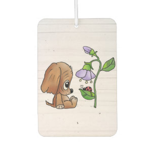 Hund und Blume    Car Air Freshener