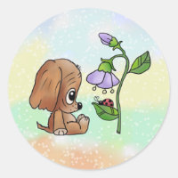 Hund und Blume