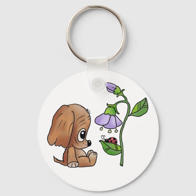 Hund und Blume Key Ring (Front)